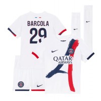 Dres Paris Saint-Germain Bradley Barcola #29 Preč pre deti 2024-25 Krátky Rukáv (+ trenírky)